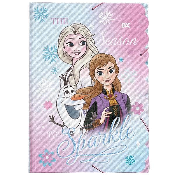 Pasta com elástico em polipropileno, A4, Frozen, 5425, DAC - PT 1 UN