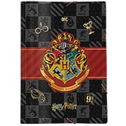 Pasta com elástico em polipropileno, A4, Harry Potter, Brasão de Hogwarts, 5497, DAC - PT 1 UN