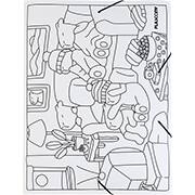 Pasta com Aba Elástico, A4, Capycolor TV, DES-00564, Plascony - PT 1 UN