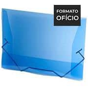Pasta com Aba Elástico Ofício, Sem Dorso, em polipropileno, Azul, A02, Plascony - PT 1 UN Pasta com Aba Elástico Ofício, Sem Dorso, em polipropileno, Azul, A02, Plascony - PT 1 UN