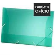 Pasta com Aba Elástico Ofício, Sem Dorso, em polipropileno, Verde, A02, Plascony - PT 1 UN Pasta com Aba Elástico Ofício, Sem Dorso, em polipropileno, Verde, A02, Plascony - PT 1 UN