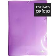 Pasta com Aba Elástico Ofício, Sem Dorso, em polipropileno, Lilás, 0443.LP.00, Dello - 1 UN