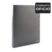 Pasta com elásico, polipropileno, Ofício, Prata, A20 PAL-01285, Plascony - PT 1 UN