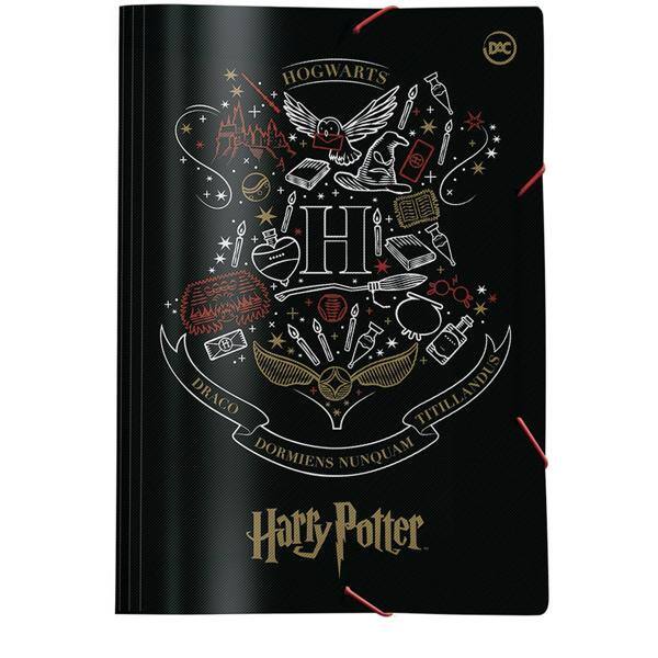 Pasta com elástico polip. Ofício Harry Potter 3238 DAC PT 1 UN