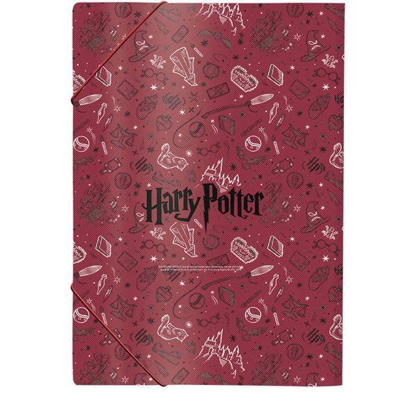 Pasta com elástico polip. Ofício Harry Potter 3238 DAC PT 1 UN