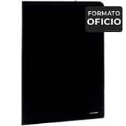 Pasta com elástico, polipropileno, Ofício, Preto,  A02 PAL-01318, Plascony - PT 1 UN