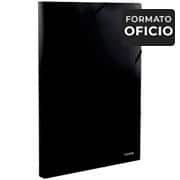 Pasta com elástico, polipropileno, Ofício, Preto, A20 PAL-01319, Plascony - PT 1 UN Pasta com elástico, polipropileno, Ofício, Preto, A20 PAL-01319, Plascony - PT 1 UN