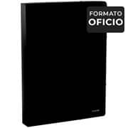 Pasta com elástico, polipropileno, Ofício, Preto, A40 PAL-01320, Plascony - PT 1 UN Pasta com elástico, polipropileno, Ofício, Preto, A40 PAL-01320, Plascony - PT 1 UN