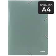 Pasta com elástico sem dorso, poliropileno, A4, Verde Terroso, A02T PAL-01376, Plascony - PT 1 UN