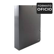 Pasta com elásico, polipropileno, Ofício, 50mm, Prata, A50 PAL-01291, Plascony - PT 1 UN