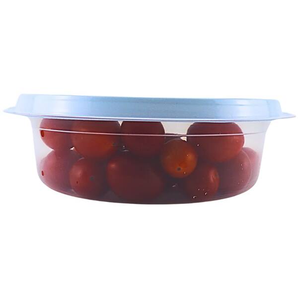 Pote plástico com 3 unidades, 600ml, Azul, TR600C AZP, Plascony - PT 3 UN