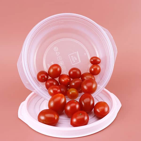 Pote plástico com 3 unidades, 600ml, Rosa, TR600C, RSP, Plascony - PT 3 UN