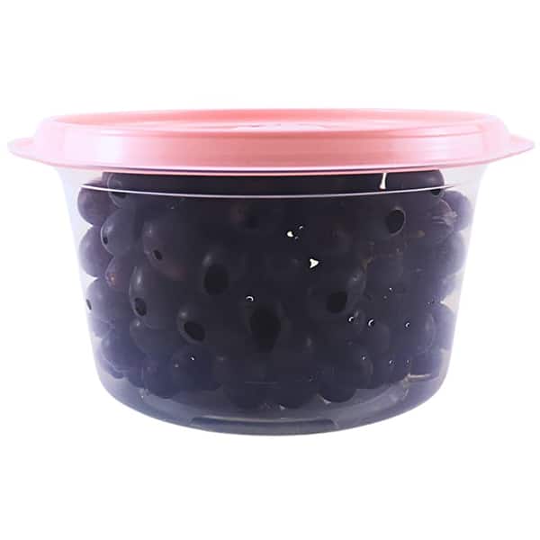 Pote plástico com 3 unidades, 1,1L, Rosa, TR1100C RS, Plascony - PT 3 UN