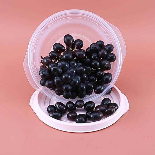Pote plástico com 3 unidades, 1,1L, Rosa, TR1100C RS, Plascony - PT 3 UN