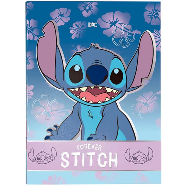 Pasta catálogo com 10 envelopes, Ofício, Stitch, 5578, DAC - PT 1 UN Pasta catálogo com 10 envelopes, Ofício, Stitch, 5578, DAC - PT 1 UN