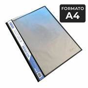 Pasta catálogo com frente transparente, 10 envelopes, Preta, A4, 7866, Plastpark - PT 1 UN Pasta catálogo com frente transparente, 10 envelopes, Preta, A4, 7866, Plastpark - PT 1 UN