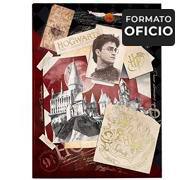 Pasta catálogo com 10 envelopes, oficio, Harry Potter, 4373, DAC - PT 1 UN