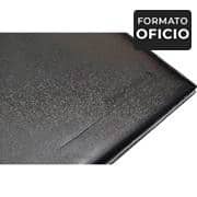Pasta catálogo c/50 env. 0,15 ofício super luxo preta 7090 Dac PT 1 UN