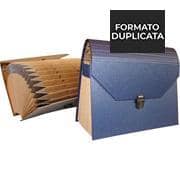 Pasta sanfonada kraft duplicata 1-31/AZ azul marinho Mano PT 1 UN