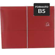 Pasta sanfonada plástica B5, com 12 divisórias, Marsala, PAL- 01152, Plascony - PC 1 UN