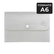 Pasta sanfonada plástica A6, com 12 divisórias, Furta cor, PAL-01139, Plascony - PC 1 UN