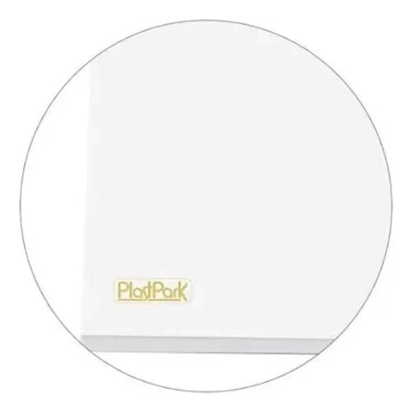 Pasta plástica em L triplo PP 0,18 320x215mm incolor 3725 Plastpark PT 1 UN