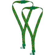 Cordão para crachá em poliéster, Girassol, 007924, Plastpark - PT 2 UN