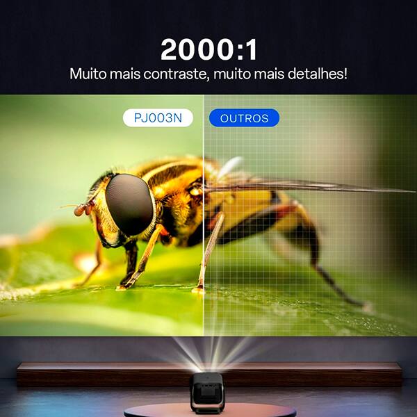 Projetor multimídia Ansi Lúmens, Smart 300, Full HD, HDMI, USB, Bluetooth, P2, PJ300N, Multi - CX 1 UN Projetor multimídia Ansi Lúmens, Smart 300, Full HD, HDMI, USB, Bluetooth, P2, PJ300N, Multi - CX 1 UN