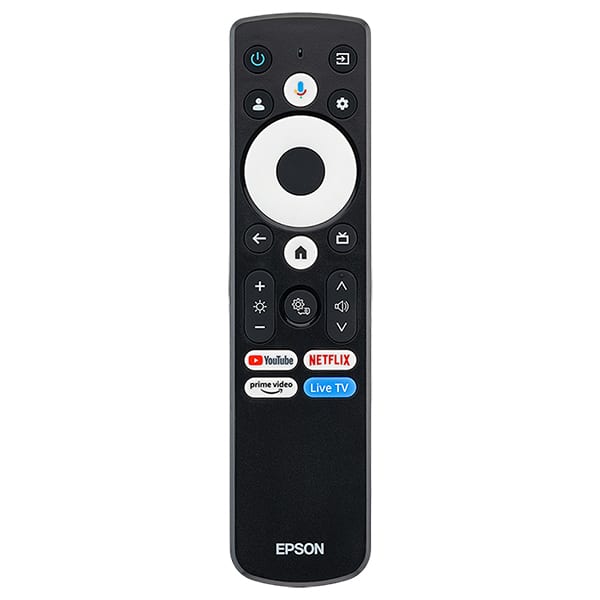Projetor Multimídia LifeStudio EF-62B UHD Smart Streaming com Google TV, Alto-falante integrado, Wi-Fi, Bluetooth, HDMI, Preto, Epson - CX 1 UN Projetor Multimídia LifeStudio EF-62B UHD Smart Streaming com Google TV, Alto-falante integrado, Wi-Fi, Bluetooth, HDMI, Preto, Epson - CX 1 UN
