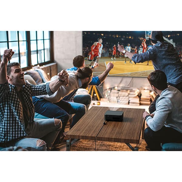 Projetor Multimídia LifeStudio EF-62B UHD Smart Streaming com Google TV, Alto-falante integrado, Wi-Fi, Bluetooth, HDMI, Preto, Epson - CX 1 UN Projetor Multimídia LifeStudio EF-62B UHD Smart Streaming com Google TV, Alto-falante integrado, Wi-Fi, Bluetooth, HDMI, Preto, Epson - CX 1 UN