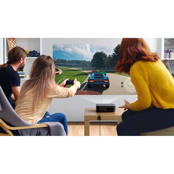 Projetor Multimídia LifeStudio EF-62B UHD Smart Streaming com Google TV, Alto-falante integrado, Wi-Fi, Bluetooth, HDMI, Preto, Epson - CX 1 UN Projetor Multimídia LifeStudio EF-62B UHD Smart Streaming com Google TV, Alto-falante integrado, Wi-Fi, Bluetooth, HDMI, Preto, Epson - CX 1 UN