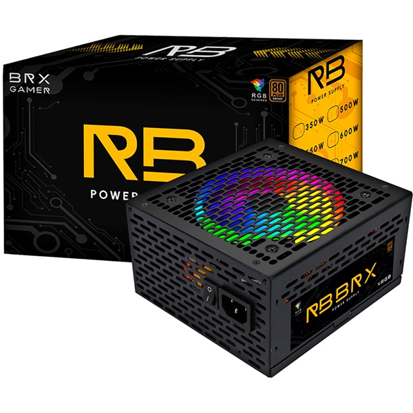 Fonte ATX Rainbow, 850w, 80 Plus, Automática, Brx - CX 1 UN