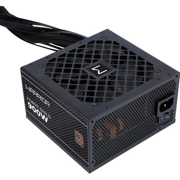Fonte ATX Shild 900w c/ cooler preto GM103 Warrior CX 1 UN Fonte ATX Shild 900w c/ cooler preto GM103 Warrior CX 1 UN