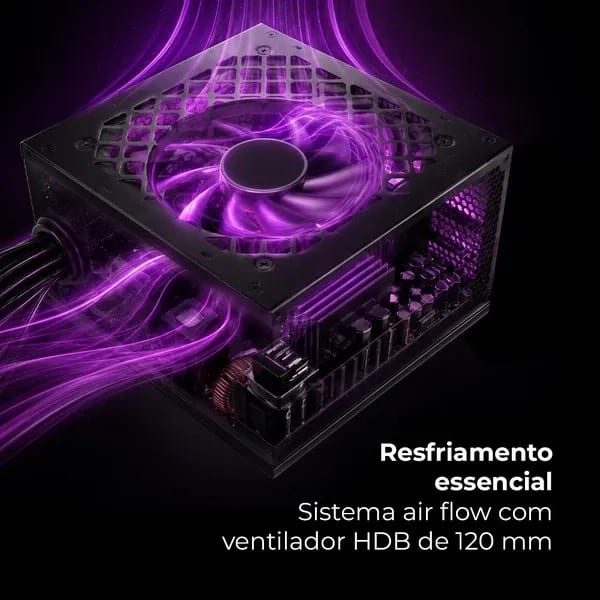 Fonte ATX Shild 900w c/ cooler preto GM103 Warrior CX 1 UN Fonte ATX Shild 900w c/ cooler preto GM103 Warrior CX 1 UN