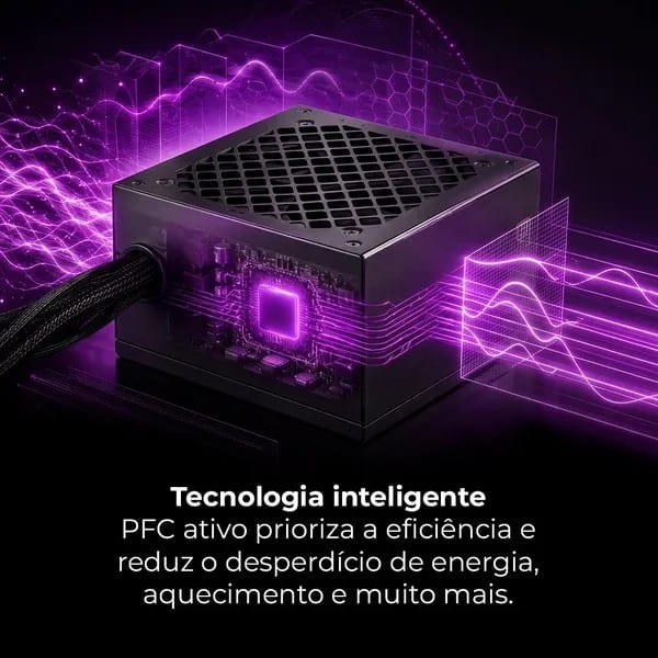 Fonte ATX Shild 900w c/ cooler preto GM103 Warrior CX 1 UN Fonte ATX Shild 900w c/ cooler preto GM103 Warrior CX 1 UN