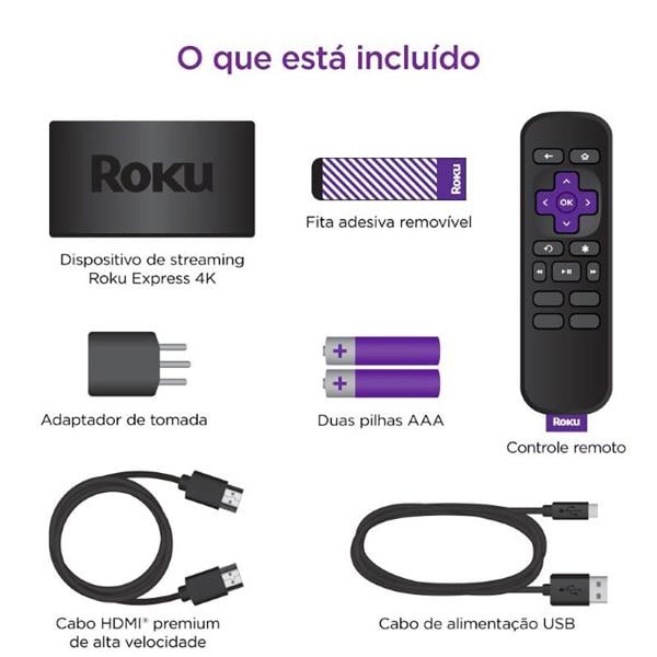 Roku Express Dispositivo de streaming 4K, Roku - 1 UN