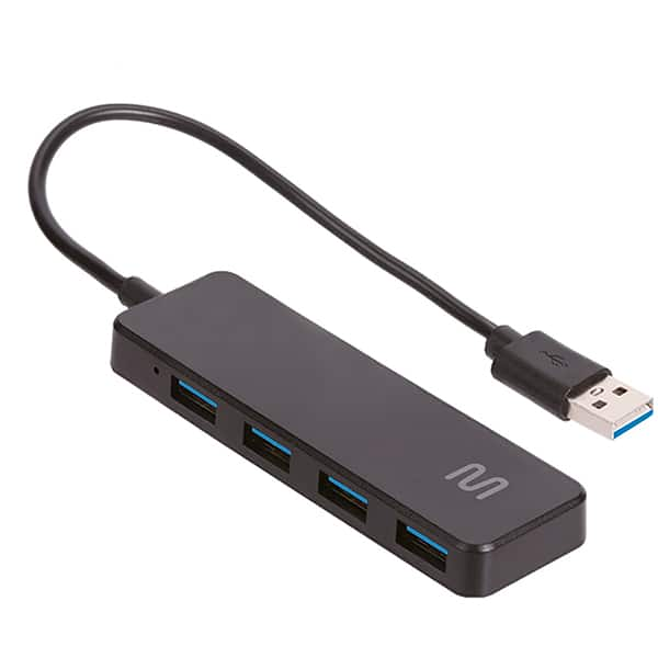 Hub USB 3.0, 4 portas, Preto, AC444, Multi - CX 1 UN