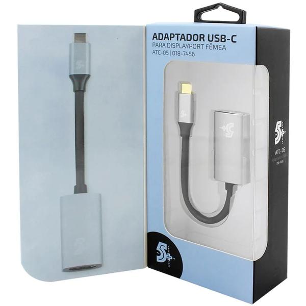 Adaptador USB-C p/ Displayport Fêmea 7456 5+ BT 1 UN