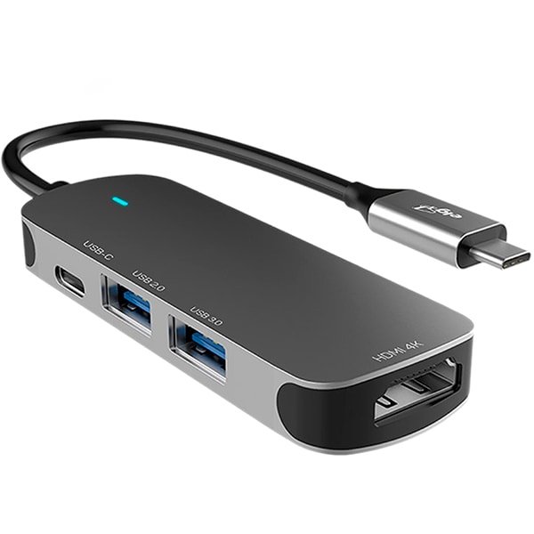 Hub USB-C com 2 Portas USB 3.0, 1 Porta USB-C e HDMI, HUB41HD, Elg - CX 1 UN