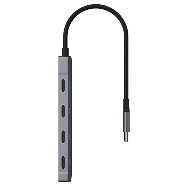 Hub 5 portas 4 USB-C e 1 USB 3.0 9748 Md9 BT 1 UN