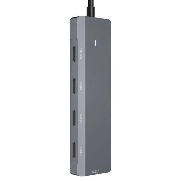 Hub 5 portas 4 USB-C e 1 USB 3.0 9748 Md9 BT 1 UN