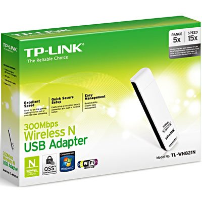 Adaptador wireless N 300 mbps usb 802.11n TL-WN821N Tp Link CX 1 UN