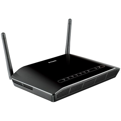 Modem ADSL2 +Roteador wireless 4 portas 300mbps DSL-2740E D Link CX 1 UN