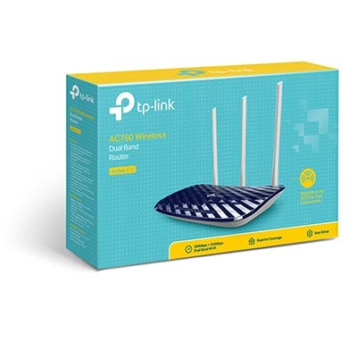 Roteador WiFi 5 Dual-Band AC750 4 portas Ethernet, Archer C20, TP-Link - CX 1 UN