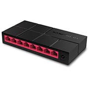 Switch 8 portas 10/100/1000 Mbps não gerenciável MS108G Mercusys CX 1 UN Switch 8 portas 10/100/1000 Mbps não gerenciável MS108G Mercusys CX 1 UN
