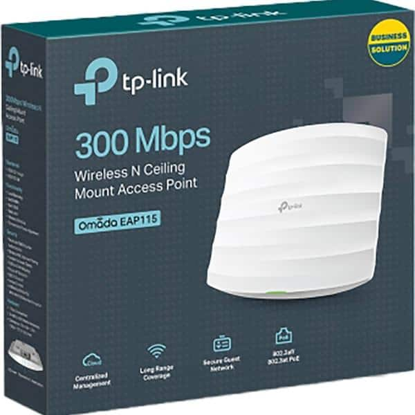 Access Point wireless N 300mbps EAP115 Tp Link CX 1 UN