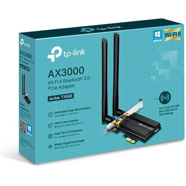 Placa Pci express wi-fi 6 AX3000, ARCHER TX5, Tp Link - CX 1 UN