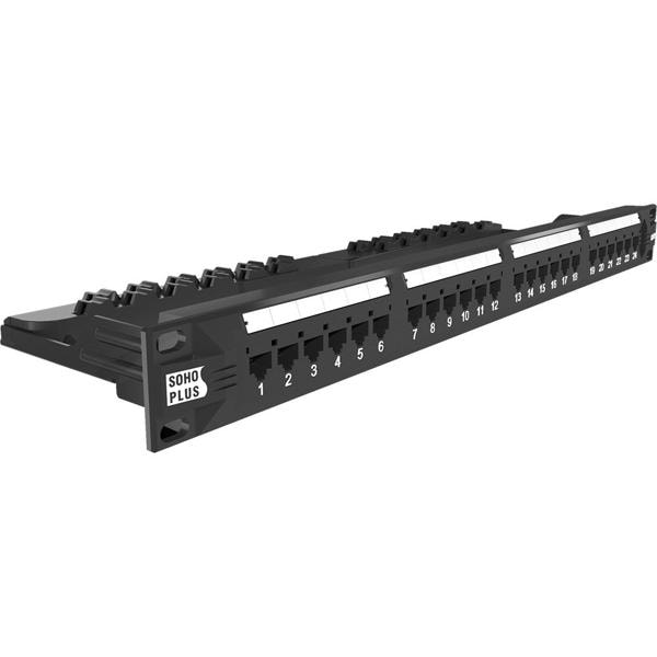 Patch Panel 24 portas, 10/100mbps, CAT.5, T568A/B, Furukawa - CX 1 UN