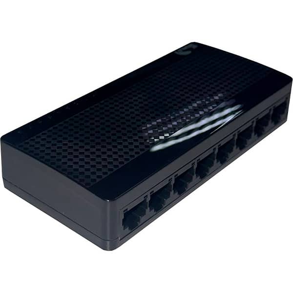 Switch 8 portas, 10/100/1000 Mbps, não gerenciável, DC10007, Adconnect - CX 1 UN