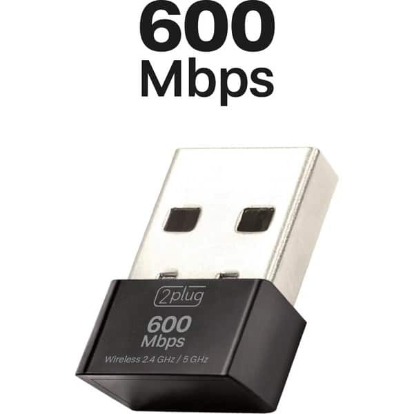 Adaptador Wireless USB - 600 Mbps Dual Band Mini - UWF-607, 2Plug - PT 1 UN Adaptador Wireless USB - 600 Mbps Dual Band Mini - UWF-607, 2Plug - PT 1 UN